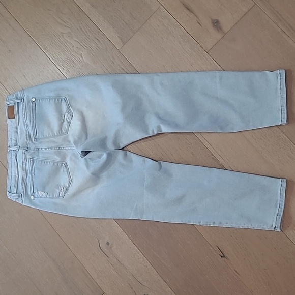 Judy Blue Jeans Women's sz 7/28 Boyfriend Fit Mid Rise Light Wash Ankle Denim - Picture 4 of 16